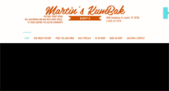 Desktop Screenshot of dirtymartins.com